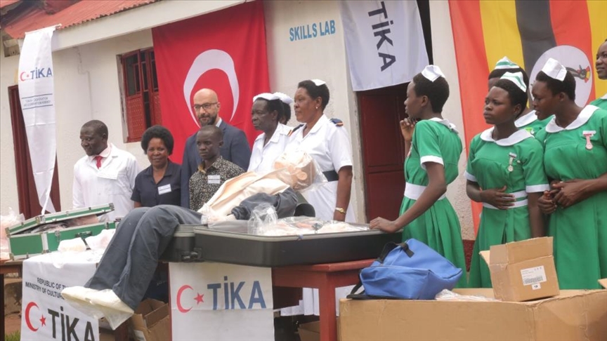 Türkiye donates training equipment to Ugandan health school