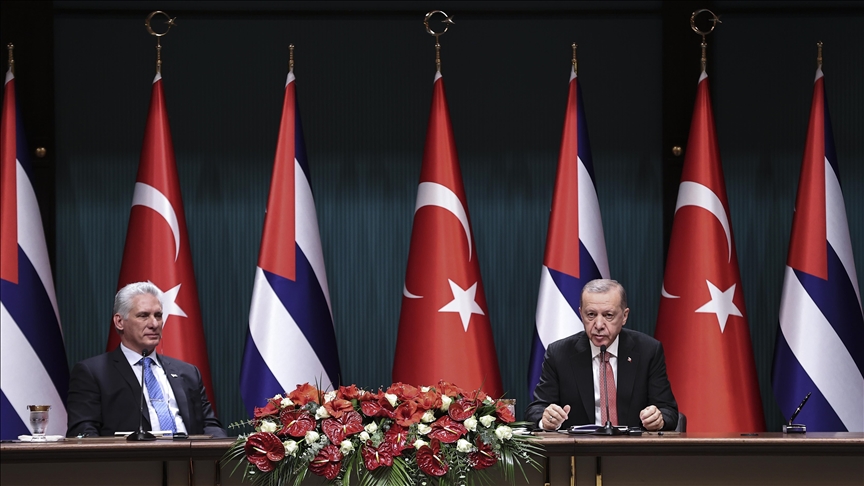 Erdogan indica que la creciente cooperación con Cuba es importante para Türkiye