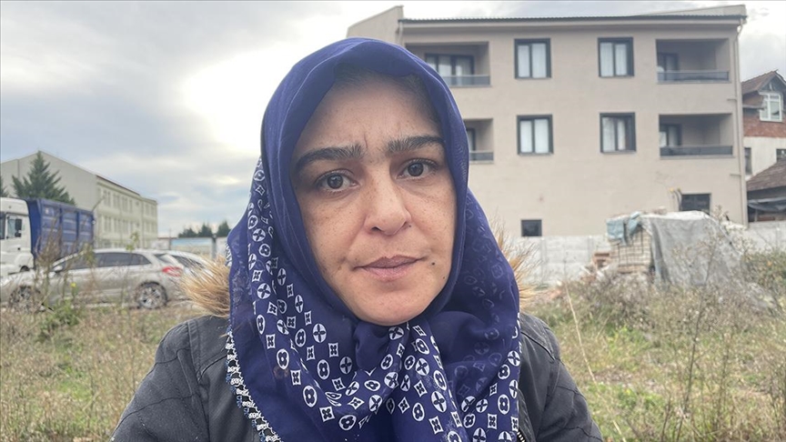 Gölyaka'da 4 katlı binanın sakini Arzu Şentürk: Bu anlatılacak bir şey değil, büyük bir sarsıntıydı