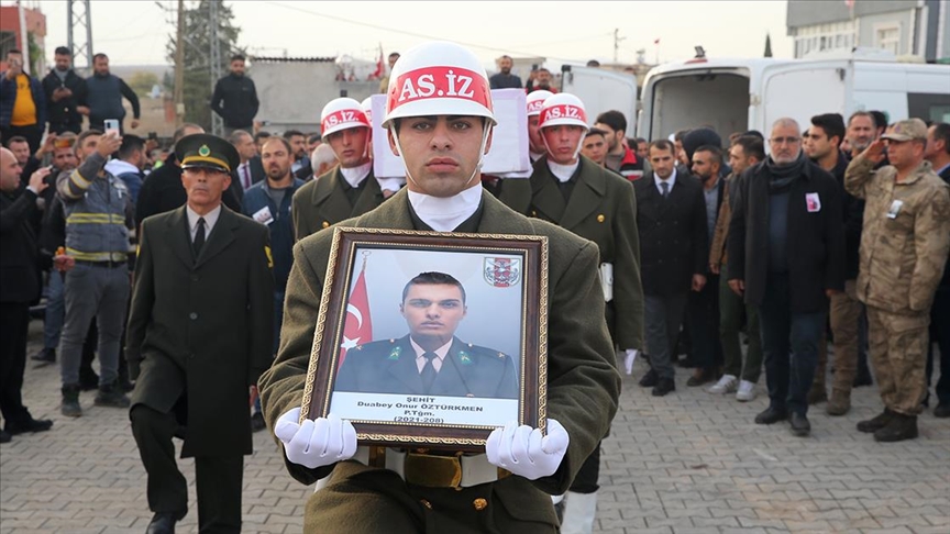Şehitler Demir, Öztürkmen, Köroğlu ve Ünal son yolculuklarına uğurlandı