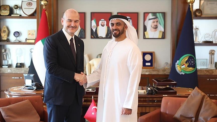 Turkish, Emirati interior ministers meet in Abu Dhabi