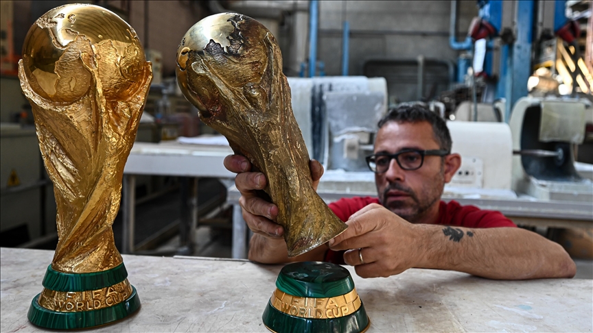 Inside the World Cup trophy factory