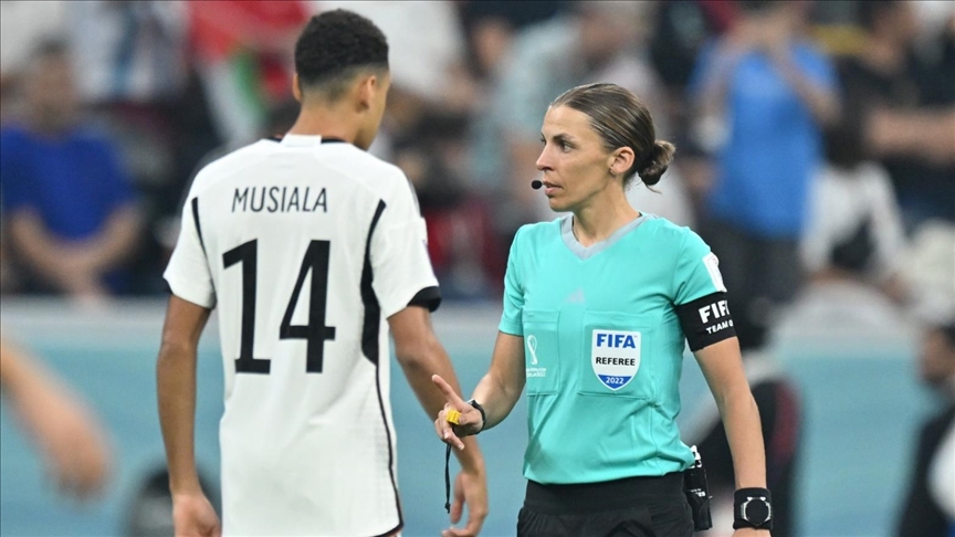 Frappart becomes 1st woman to referee men's World Cup match