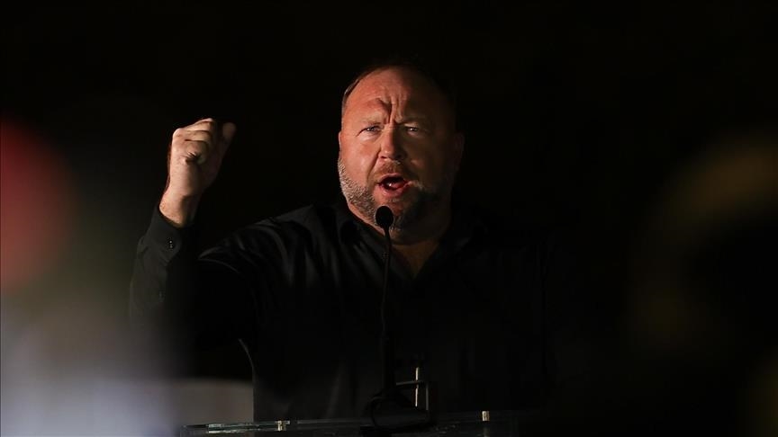 Conspiracy theorist Alex Jones files for bankruptcy in US state of Texas