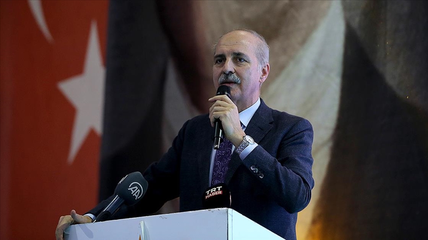 Kurtulmuş: Burada projelerini söyleyen bir Recep Tayyip Erdoğan, karşı tarafta ise altı artılı masa var