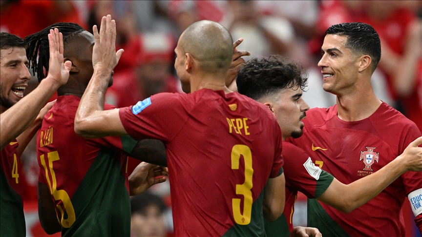 Portugal venceu a Suíça por 6-1 e apurou-se para os quartos-de-final do Mundial de 2022