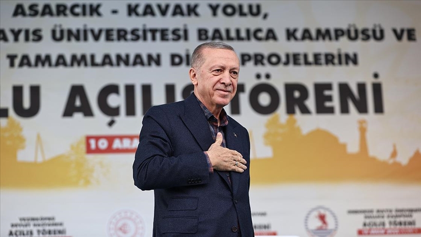 Cumhurbaşkanı Erdoğan: Türkiye'yi dünyanın en büyük 10 ülkesi arasına sokmayı hedefliyoruz