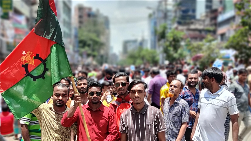 Bangladesh’s opposition party holds massive rally asking government to quit