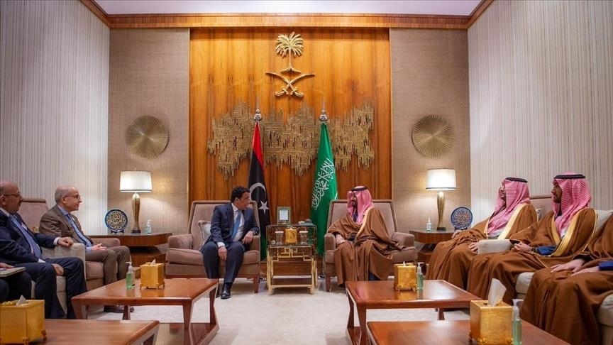 Libya’s Menfi, Saudi crown prince discuss political developments