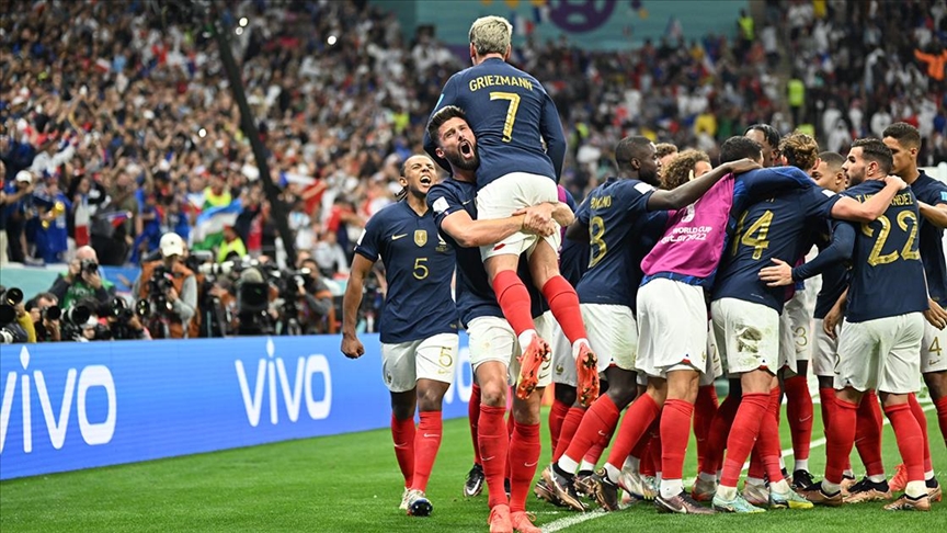 Fransa, tarihinde 7. kez Dünya Kupası'nda yarı finale yükseldi