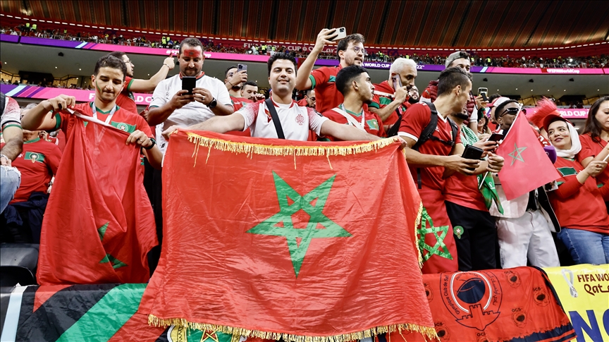 المغرب.. احتفالات رغم خسارة نصف نهائي مونديال قطر