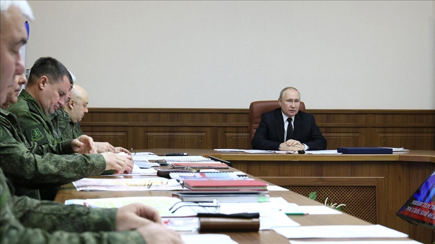 Putin spends day with Russian forces involved in Ukraine war