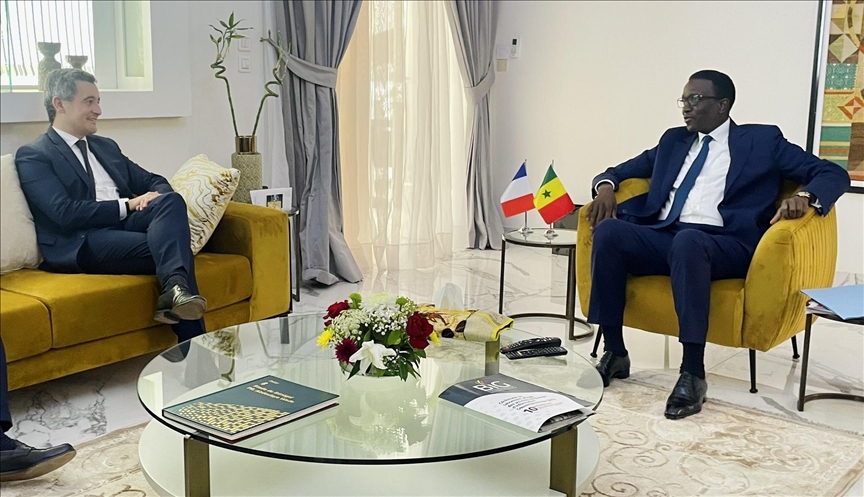 Gérald Darmanin en visite officielle au Sénégal