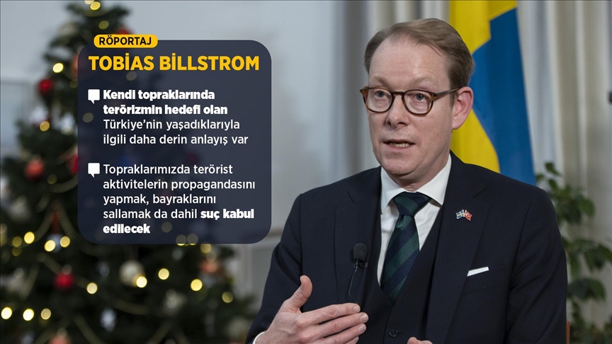 İsveç Dışişleri Bakanı Billström, Türkiye'nin terör problemi konusunda İsveç'in aydınlandığını söyledi