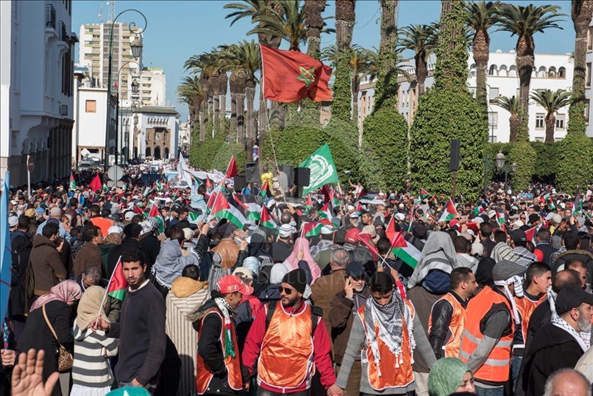 Les Marocains protestent contre la normalisation avec Israël