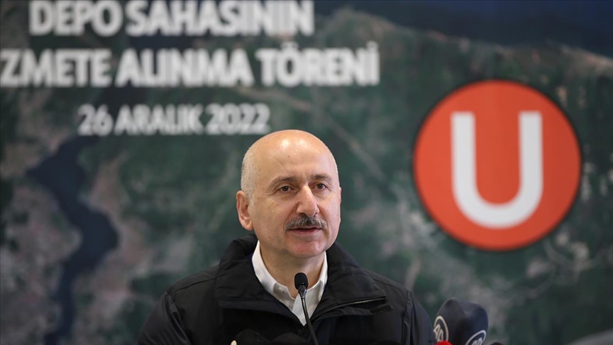 Ulaştırma ve Altyapı Bakanı Karaismailoğlu: Halkalı-İstanbul Havalimanı Metro Hattı'nın yüzde 87'si tamamlandı