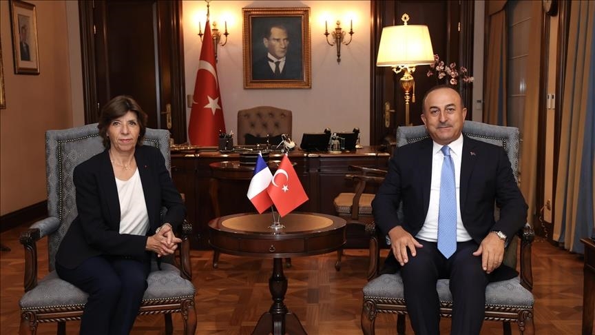 Turkish, French foreign ministers discuss terrorist propaganda against Ankara