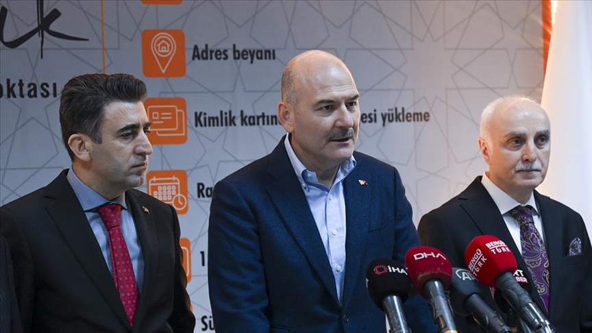 İçişleri Bakanı Soylu: Bu yıl Türkiye'deki nüfus idarelerimizde 29 milyon 808 bin yüz yüze işlem yapıldı