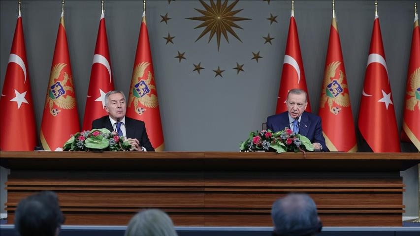Erdogan: Nous soutenons la candidature à l'UE de Monténégro
