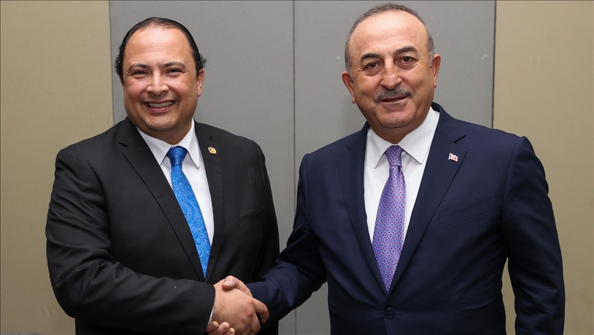 Turkish foreign minister meets counterparts from Gabon, Brazil, Guatemala