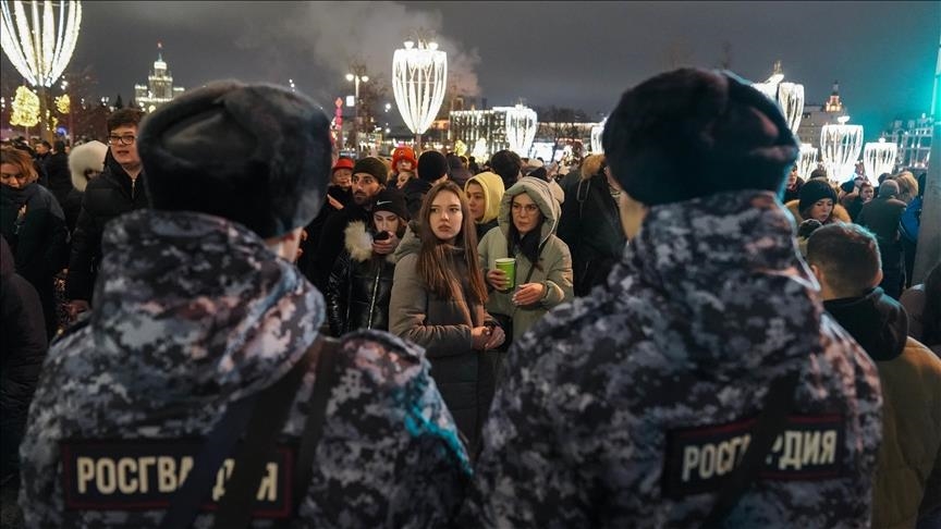 Россия встретила 2023 год без фейерверков и массовых гуляний