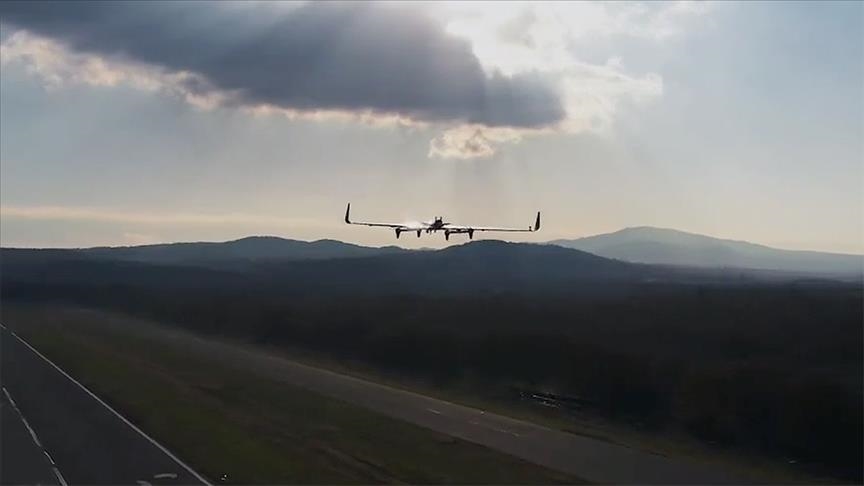 Vertical-landing Bayraktar DIHA drone completes flight test at 8,000 ft