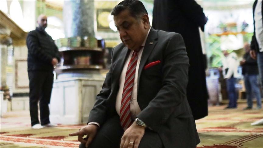 British Muslim minister performs prayer at Jerusalem’s Al-Aqsa Mosque