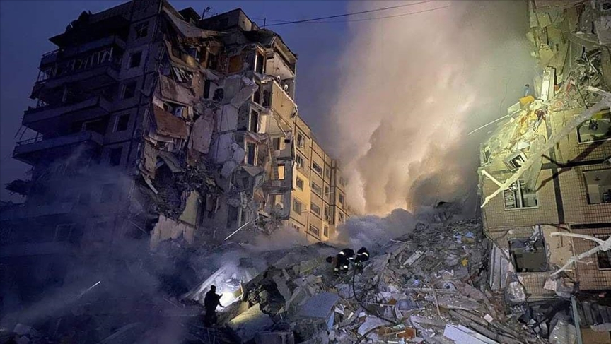 5 قتلى جراء ضربات صاروخية روسية شرقي أوكرانيا