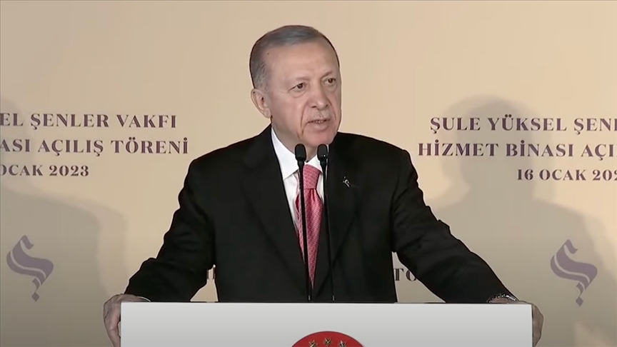 Cumhurbaşkanı Erdoğan: Şule Yüksel Şenler Vakfı aklıselim, kalbiselim nesillerin yetiştiği bir ocak görevi görecektir