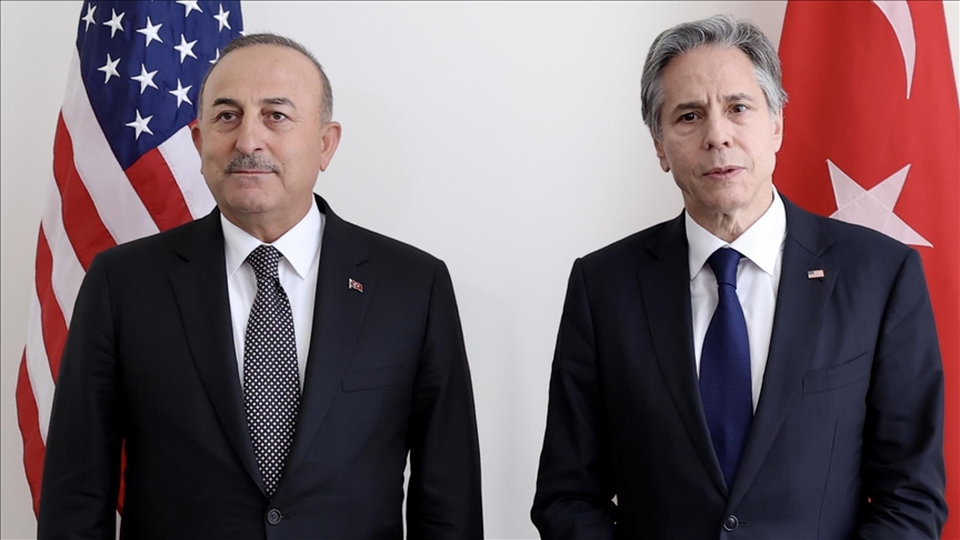Turkish foreign minister meets with US counterpart in Washington