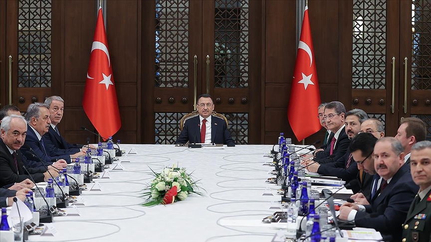 Cumhurbaşkanı Yardımcısı Oktay, MSB'nin düzenleme ihtiyaçlarına yönelik toplantıya başkanlık etti