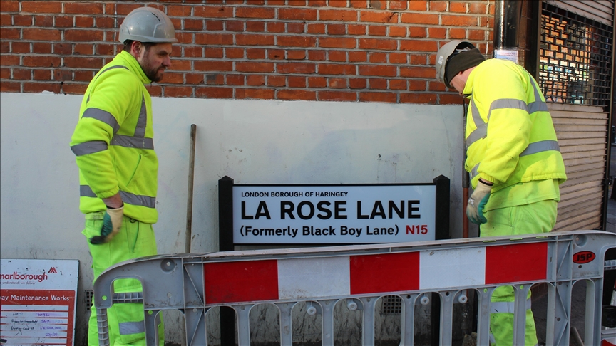 'Black Boy Lane' in London renamed over racial concerns