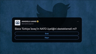 AA'nın İsveç'in NATO üyeliğine ilişkin anketi sonuçlandı