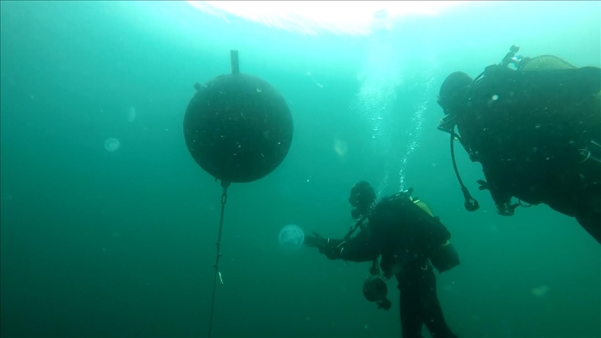 Turkish navy continues to locate, safely dispose of drifting Black Sea mines