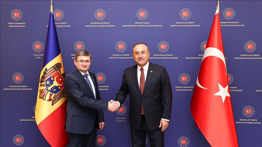 دیدار وزیر خارجه ترکیه و رئیس پارلمان مولداوی در آنکارا