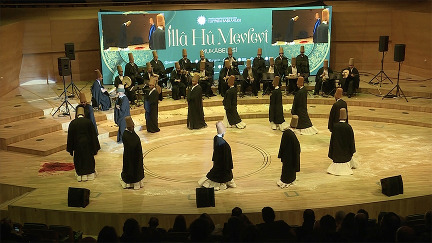 Mevlana'nın vuslatının 750. yılı anısına "İlla Hû Mevlevî Mukabelesi" düzenlendi