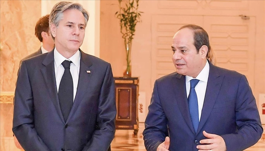 US Secretary of State meets Egypt’s Sisi during regional tour