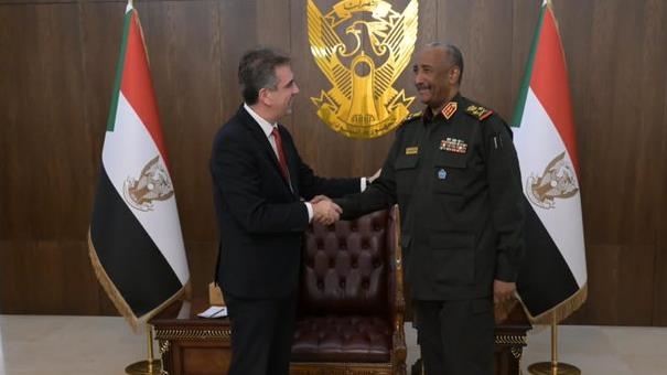 Sudan's military leader meets with Israeli foreign minister