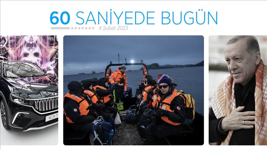 60 saniyede bugün (04 Şubat 2023)