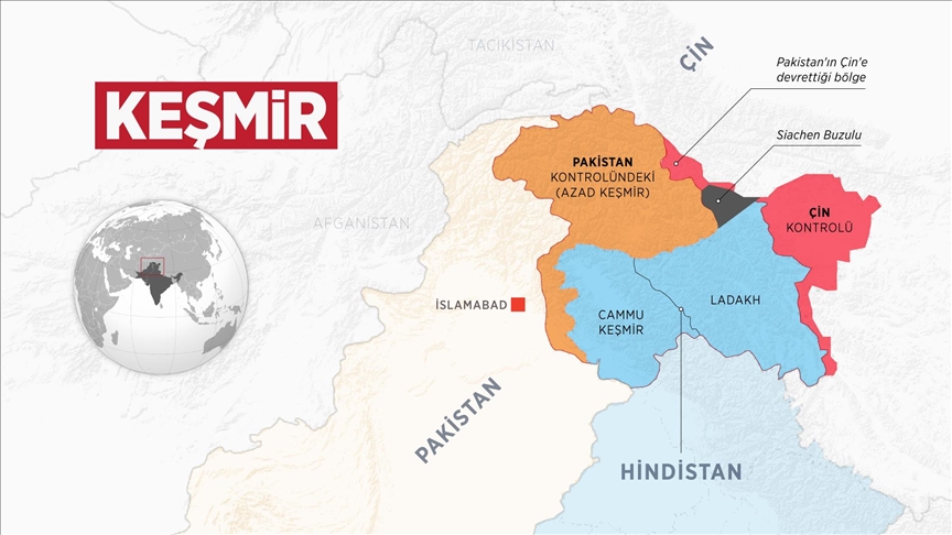 Hindistan ve Pakistan arasındaki Keşmir meselesi 76 yıldır çözülemiyor