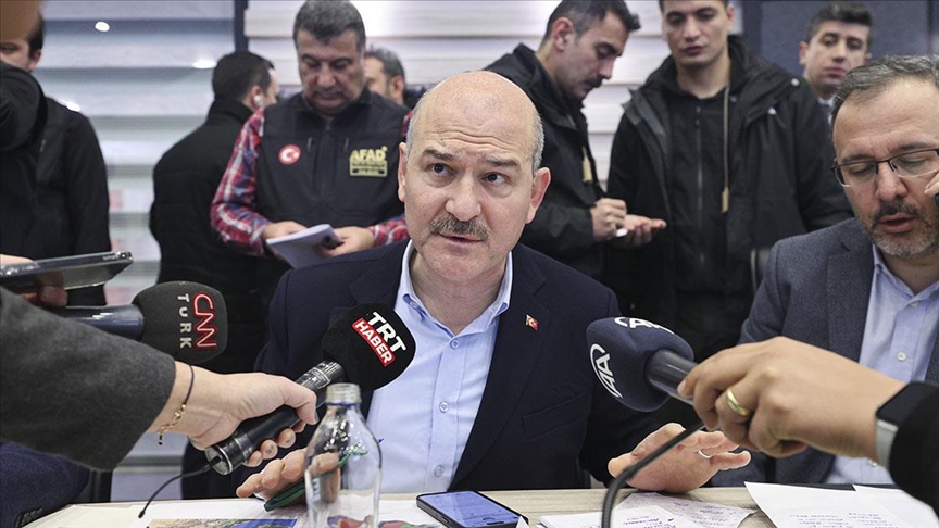 İçişleri Bakanı Soylu: 6'nın üzerinde 6 deprem var, biz de bakan arkadaşlarımızla bölgeye gideceğiz