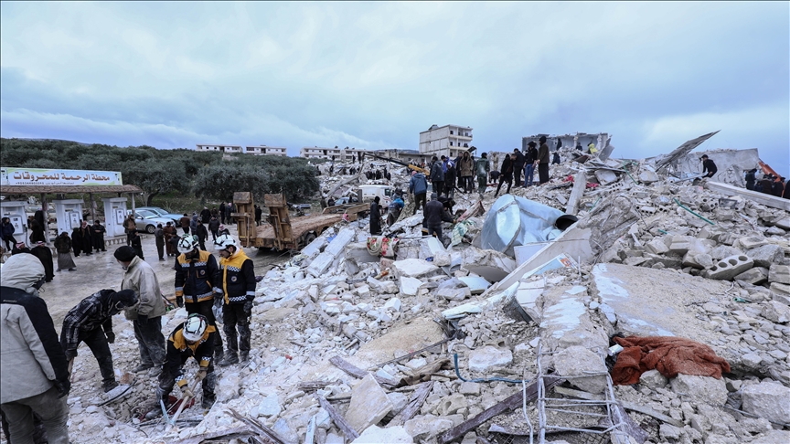 حصيلة ضحايا الزلزال في سوريا تصل 783 قتيلا