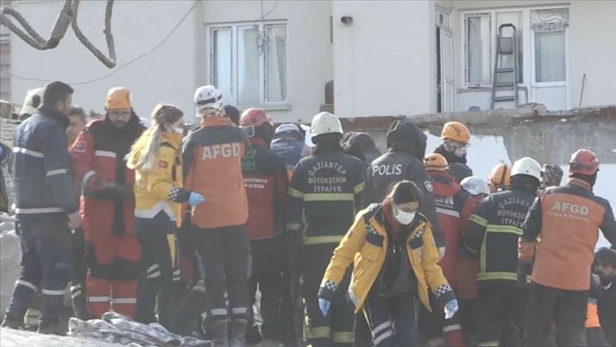 Woman rescued from under rubble 34 hours after quake hit southern Türkiye