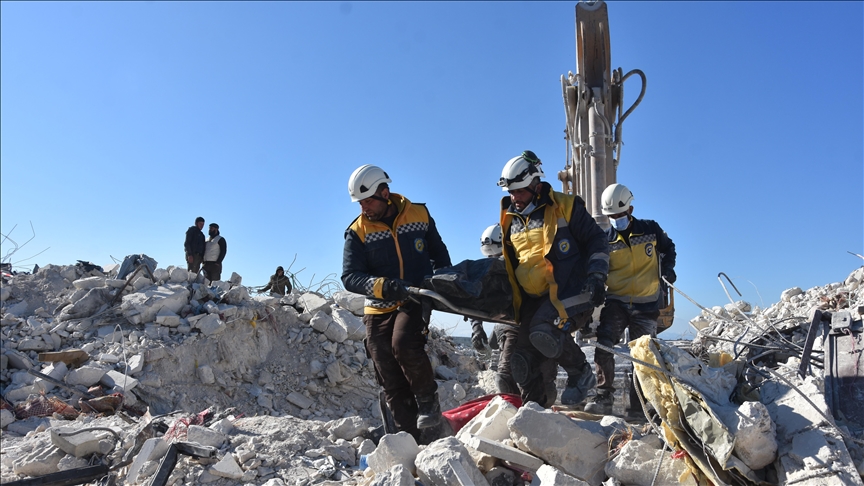حصيلة ضحايا الزلزال في سوريا ترتفع إلى 3384 قتيلا