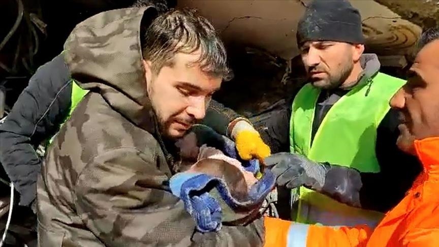 7-month-old baby rescued more than 2 days after quakes hit Türkiye