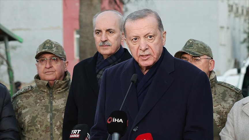 Cumhurbaşkanı Erdoğan: Şu an itibarıyla Hatay'ımızda 21 bin 200 personel görev ifa ediyor