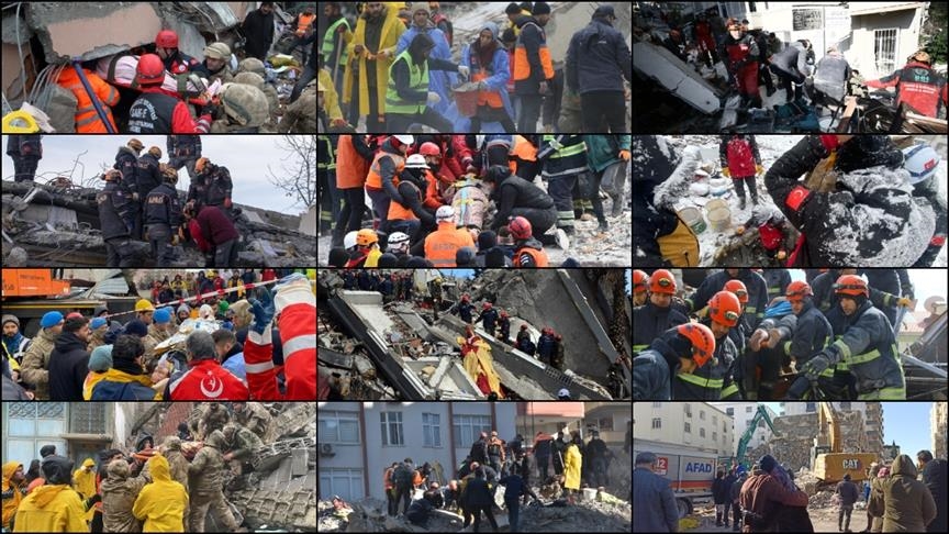 Türkiye : les opérations de secours des victimes des séismes se poursuivent toujours après plus de 60 heures 