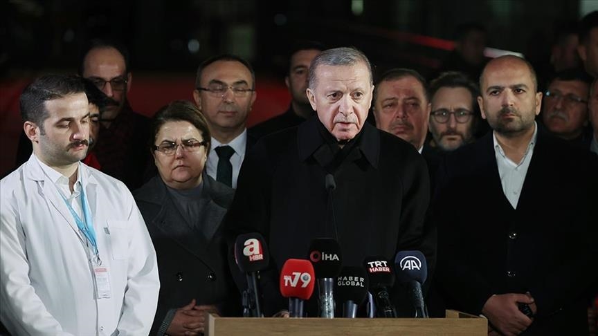 Séismes en Türkiye: Recep Tayyip Erdogan annonce un bilan de 16 546 décès  