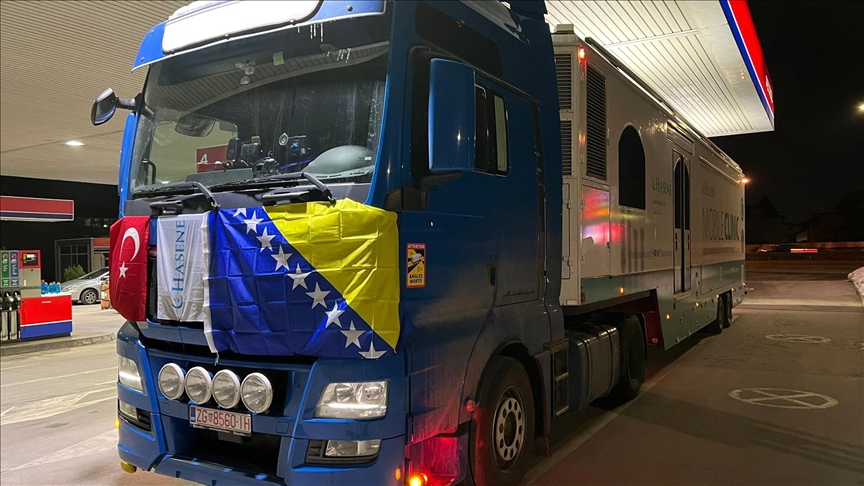 Mobilna klinika Udruženja Hasene krenula iz BiH u zemljotresom pogođenu regiju Turkiye