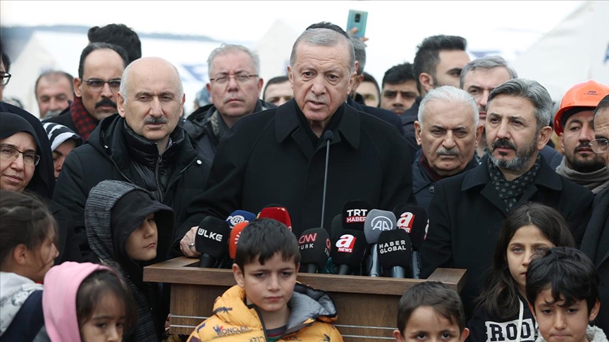 أردوغان: نعد برنامجا لنهوض المناطق المتضررة من الزلزال